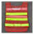 反光衣马甲安全背心透气网面建筑施工地铁路电力园林环卫市政印字 红色两杠拉链针织布款 可印字