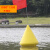 沁岑浮球航道警示浮标浮球水上塑料串联穿心ABS海上船防撞养殖浮球体 【警示浮标】1000*1300不带灯