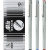 日本zebra斑马be100速干中性笔拔盖0.5mm黑色蓝色红笔针管be-100 10支黑色 0.5mm