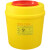 垃圾桶一次性锐器盒废弃针头利器盒医院诊所方形圆形黄色垃圾桶F 10L推盖方形