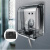 西门子通用双排两联防水盒子透明浴室卫生间IP55面板防溅盖罩86型 远景系列彩银 防水盒