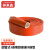 祥来鑫 耐高温阻燃硅橡胶绝缘管 石棉防火保温隔热玻璃纤维套管内径10mm红色圆管式1米 XLX-ZC5Y10