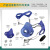 百安达FEA01液态硅胶半面罩 搭配过滤棉和过滤件使用 蓝色 小码S