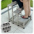 铁锣卫 不锈钢脚踏凳 加厚防滑连体垫脚台 双层脚踏 可定制 四层宽80深92高92厘米 