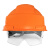 格林维迩（GREENWILL）NCSL 带护目镜安全帽 橙色