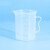 顶郝 刻度杯 塑料烧杯 实验室器皿 塑料量杯 500ml2个 