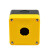 德力西LAY5SHZ单孔按钮盒1孔 2孔 3孔黄色急停按钮盒开关盒接线盒 1孔黄色