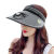 畅桑风扇帽成人USB充电带子女夏季大帽檐遮阳帽子空顶太阳帽 充电款-黑色