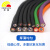 丰旭 带屏蔽柔性控制电缆 拖链屏蔽电缆 TRVVP 3*0.2  黑色 100米