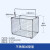 不锈钢试管消毒筐304不锈钢器皿消毒蓝实验室玻璃仪器清洗篮圆框方形 经济型24*16*18cm(方形)