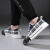 迪梵路（Devanro）品牌奢侈帆布鞋男2024新款软底板鞋夏季透气潮流百搭格子花布鞋 兰绿色 39