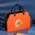 润华年中秋节月饼包装盒礼品盒定制8粒装橙色创意手提包装盒 8粒装1盒