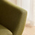 全友家居 户外单椅子 棉麻布艺靠椅简约休闲椅咖啡单人椅子DX106010