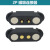 pogo pin磁吸式连接器公母带螺丝孔安装 弹簧顶针USB充电导电PIN 4PIN磁吸折弯