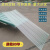 XMSJ加厚透明瓦阳光瓦FRP阳光板采光带雨棚屋顶阳光房树脂纤维彩亮瓦 1.0毫米1米长[5张起发不含运]