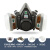 京仕蓝防毒面具7件套620P化学气体甲醛异味活性炭喷漆面罩套装 6200配7093三件套