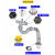 厨房垃圾处理器装防倒灌臭回流返虫下水管单双槽洗菜盆套装配件 防倒灌防臭防虫单槽至强款套装