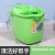 手动挤水桶手压地拖桶拖地拖把桶塑料旋转拧水单桶老式墩布桶约巢 502绿