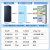 Haier海尔冰箱小型风冷无霜冰箱家用双开门二门冰箱1.6米高冰箱无霜不结冰免除霜除冰电冰箱 202L升双门无霜冰箱1.6米高【实际1.56米】