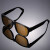 5018眼镜焊工电焊眼镜防强光紫外线风镜焊接氩弧焊劳保护目镜 5018透明