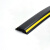 汇一汇 PVC阻燃走线槽 弧形地面穿线槽软线槽 5厘米宽 黄黑(一米价)