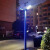 常字 TY3550 庭院路灯LED户外防水超亮广场公园小区太阳能景观灯 材质：铝材 颜色：深灰色杆 3.5米高 50W 白光+侧面蓝光
