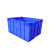 周转箱长方形大号带盖储物收纳盒子养龟箱胶箱塑料筐物流胶框加厚 21号箱灰色(365*245*100) 无盖