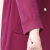 KVDR春秋季系带风衣女士收腰中长款妈妈装外套大码老年女装薄款上衣年 紫色 XL建议100-110斤