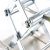 铭轩 实验室不锈钢升降台 微型升降台手动螺杆拧操作简易放水平仪 台面加厚30*30厘米承重25kg 升高