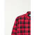 OFF-WHITE 情人节礼物 男士 LOGO刺绣带里衬格纹棉料法兰绒衬衫式衬衫 Red S