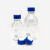 相液流动相瓶1000ml透明丝口瓶液相色谱溶剂瓶HPLC蓝盖试剂瓶 透明250ml【1孔】蜀牛