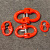 G80国标链条连接环双环蝴蝶扣起重索具配件吊钩抓钩链条吊具接头 双环扣21.2吨（26-8）