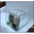 金晶超白侧滤鱼缸 定制背滤缸过滤鱼缸 小型鱼缸带盖子 100*50*50 10mm厚度（不上