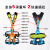 新国标全身五点式高空作业安全带悬挂作业防坠落攀岩空调安装 合金双大钩2米缓冲