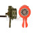 定制手摇报警器LK-100蜂鸣器 风螺SY-200消防便携式铝合金防火警报器 红色