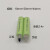 全新A品 Ni-MH 镍氢7号充电电池带焊脚AAA1000mah1.2V 电动剃须刀 荧光绿一节价格1.2vAAA800带焊片
