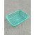 加厚收纳筐塑料框玩具篮子长方洗蔬菜蓝整理厨房海鲜沥水烧烤蓝子 1号绿色 外径 长238*宽165*高56mm