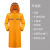 雨衣长款全身防暴雨男士女单人成人新款雨披潮牌外套连体反光 升级款(双层)-黄色 XL