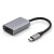 迷你MiniDP雷电接口转hdmi转接线适用于MacBook air微软surface pr 雷电3Type-C接口(黑灰色4K版)升级金属壳