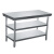 04加厚不锈钢作台切菜桌子长方形打荷案板厨房专用商用操作台 特厚10*60*0双R