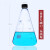 蒸馏实验实验室化学实验使用刻度清晰高硼硅玻璃耐高温三角烧瓶螺口锥形瓶三角瓶刻度瓶 1000ml