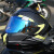 3C认证摩托车头盔男女全覆式机车安全头盔四季蓝牙全盔骑行 机甲黑白 M码