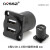 D型USB2.0母座母头免焊拧螺丝接线模块86型插座1U机柜面板按压接 AUSB2.0-2-B 双口USB2.0黑色