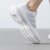 阿迪达斯 （adidas）女鞋子2024夏季网面透气缓震舒适小白鞋户外旅游运动鞋百搭休闲鞋 HQ8476 36