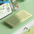 B.O.W航世 K660D 双模无线蓝牙键盘鼠标套装 静音笔记本电脑台式手机ipad平板安卓通用键盘鼠标 渐变绿-双模键盘 电池