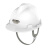 尚琛安全帽带头灯工地专用头盔头灯强光充电超亮固定男工作帽工程国标 白色单独安全帽