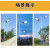 上海亚明led路灯头220V户外防水市政道路电线杆照明100w挑臂路灯 小号直杆抱箍3-15公分细柱