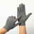 露二指五指尼龙手套采摘防护男女工作打包分拣劳保手套可触屏保暖 灰色全指10双 均码