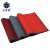 正奇谊红地毯PVC防滑地垫可裁剪双条纹脚垫楼梯酒店迎宾门垫地垫暗红色1.2米*15米