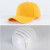 恒百思轻便防撞安全帽夏季透气劳动防护布式头盔鸭舌棒球帽定制帽子 8001黄色